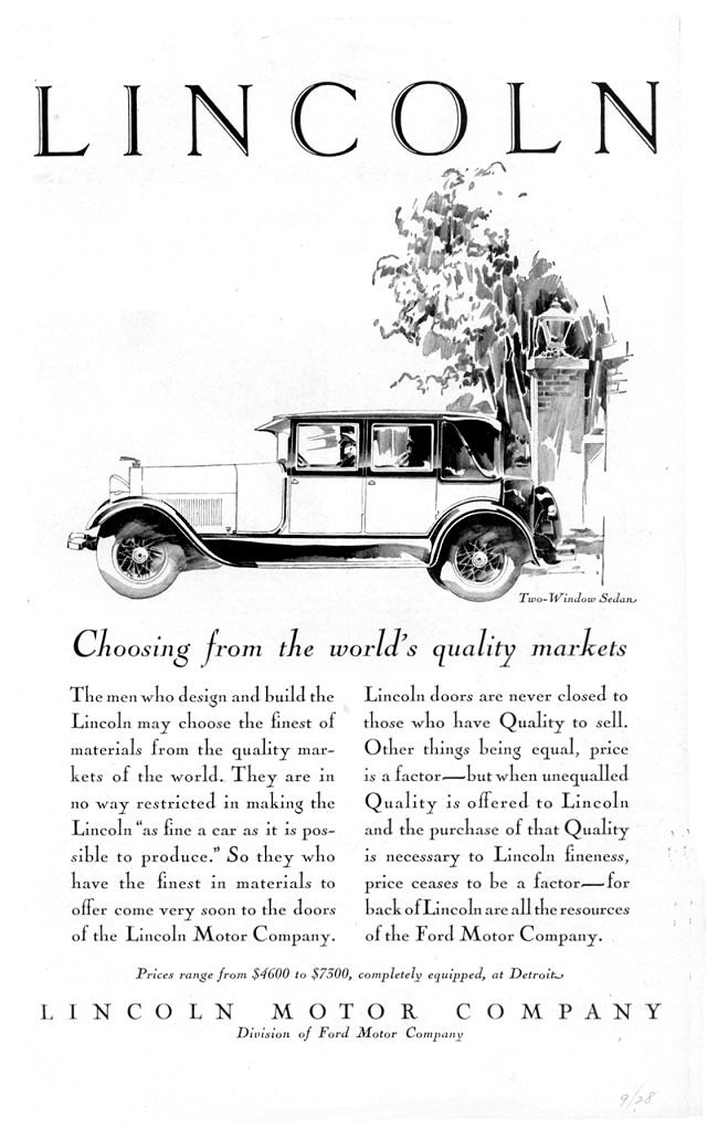 1928 Lincoln 6